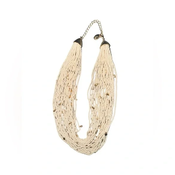 “Time and Tru” GORGEOUS CREAM COLORED NECKLACE NWOT - Picture 8 of 9